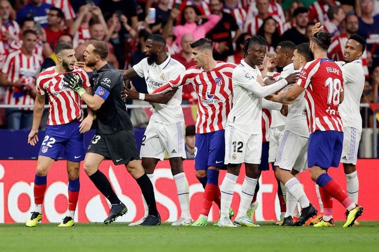 Escalações de Real Madrid x Atlético Madrid