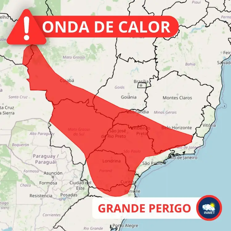 Alerta vermelho onda de calor